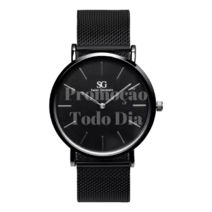 Relógio de pulso Saint Germain Houston Full Black 40mm cor preto - fondo preto