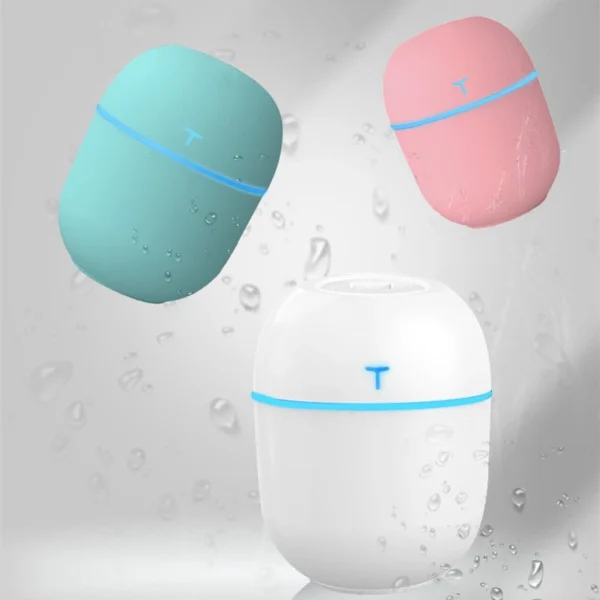Mini Umidificador Difusor Aromatizador Egg Portátil Usb Led Aromatizador De Ambiente Purificador De Ar Casa Escritório Escola - Imagem 7