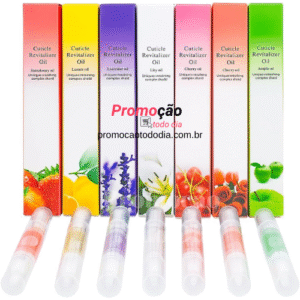 Kit 4 Canetas Óleo Hidratante Revitalizador para Cutículas e Unhas com Tratamento Eficaz Premium