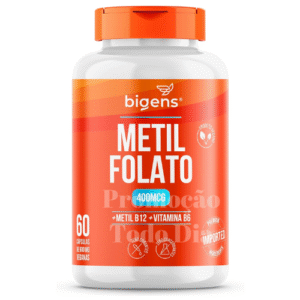 Metilfolato Ácido Fólico Ativo, 60 cápsulas, Biogens